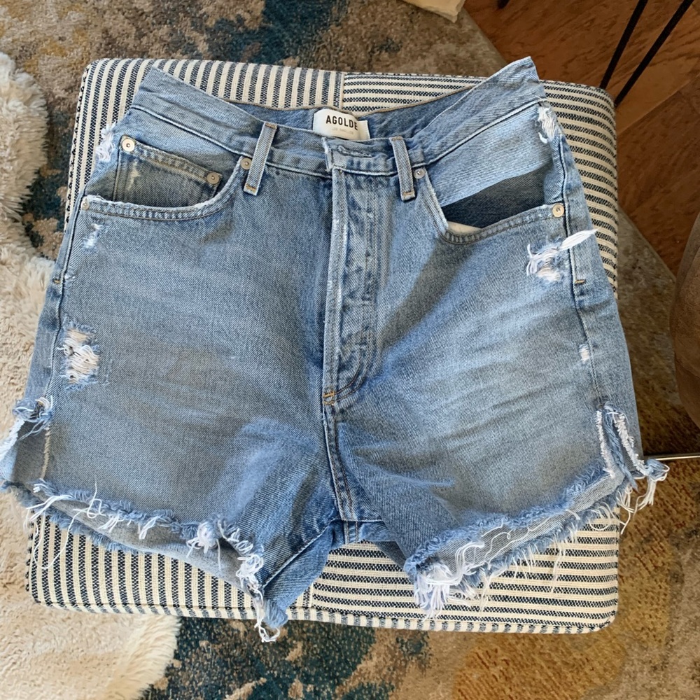 Agolde dee super high rise shorts